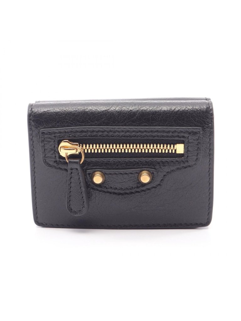 Balenciaga Trifold Wallet Le City Mini Leather